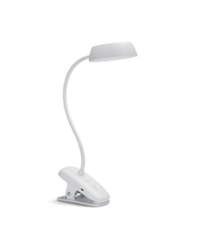 Philips White Table Lamp 3 W | Modern Design for Desks and Bedrooms
